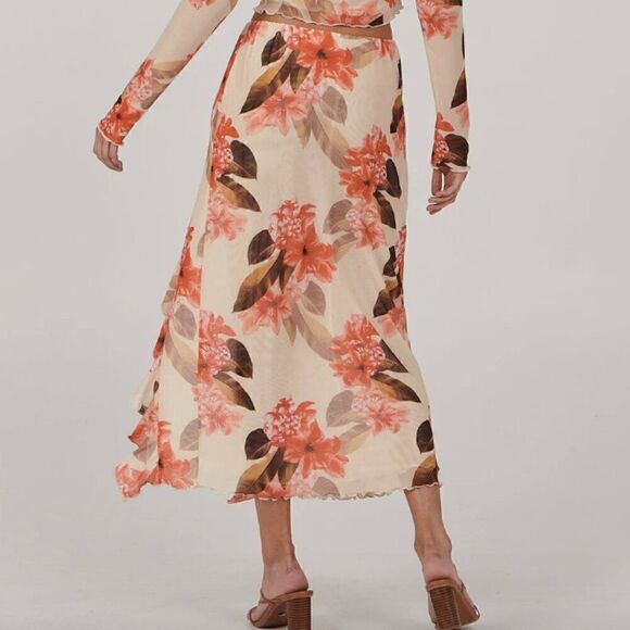 Charlie Holiday Alexandra Midi Skirt Size 10 - Picture 2 of 3
